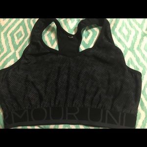 Black Under Armour Sports Bra